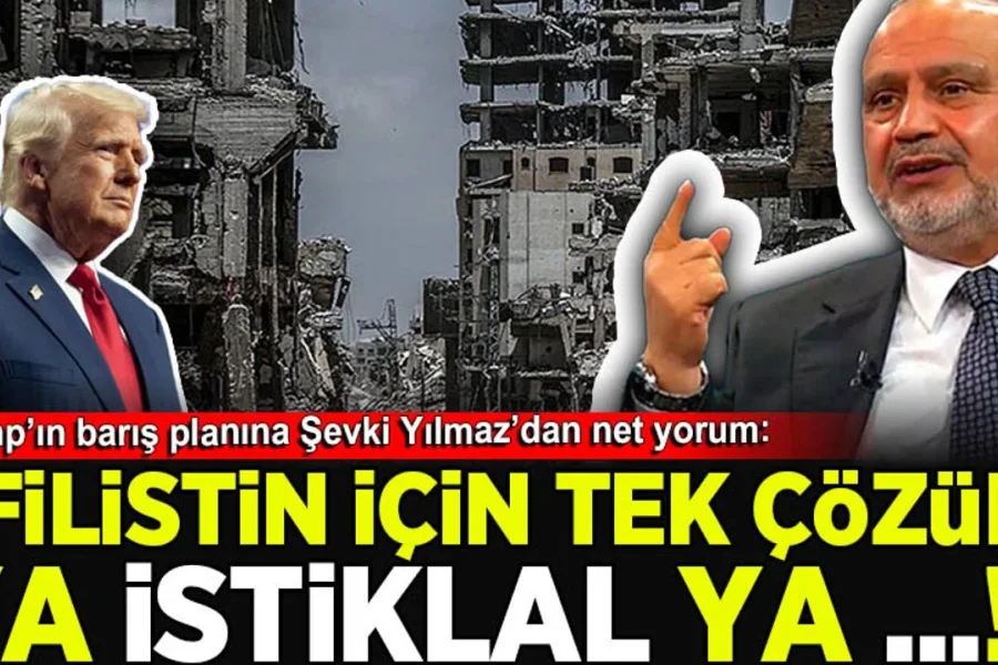 Şevki Yılmaz'dan Trump'ın barış planı yorumu: ''O kafirler ne zaman sözlerinde durmuşlar?''