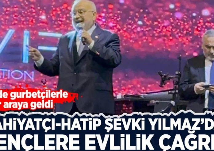 Şevki Yılmaz, Köln'de gurbetçilerle bir araya geldi: Gençlere evlilik çağrısı