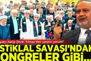 Şevki Yılmaz'dan çarpıcı yorum! İstiklal Savaşı'ndaki kongreler gibi...